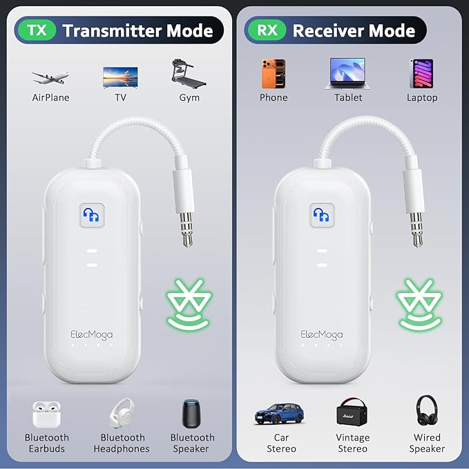 2025 Upgraded Airplane Bluetooth 5.4 Transmitter - Image 4