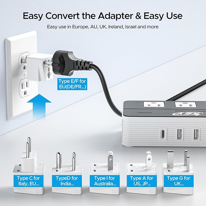 Key Power 230-Watt Step Down 220V to 110V Voltage Converter & International - Image 4