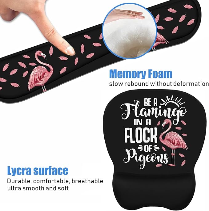 Mouse Pad Wrist Support and Keyboard Wrist Rest Set - Image 6