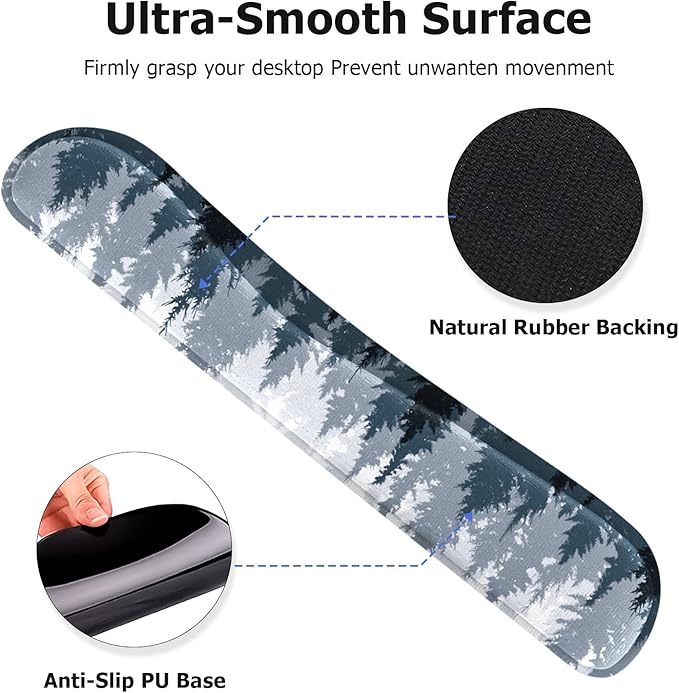 iLeadon Mouse Pad Wrist Support Keyboard Wrist Rest Set, Ergonomic Mouse Pad - Image 6