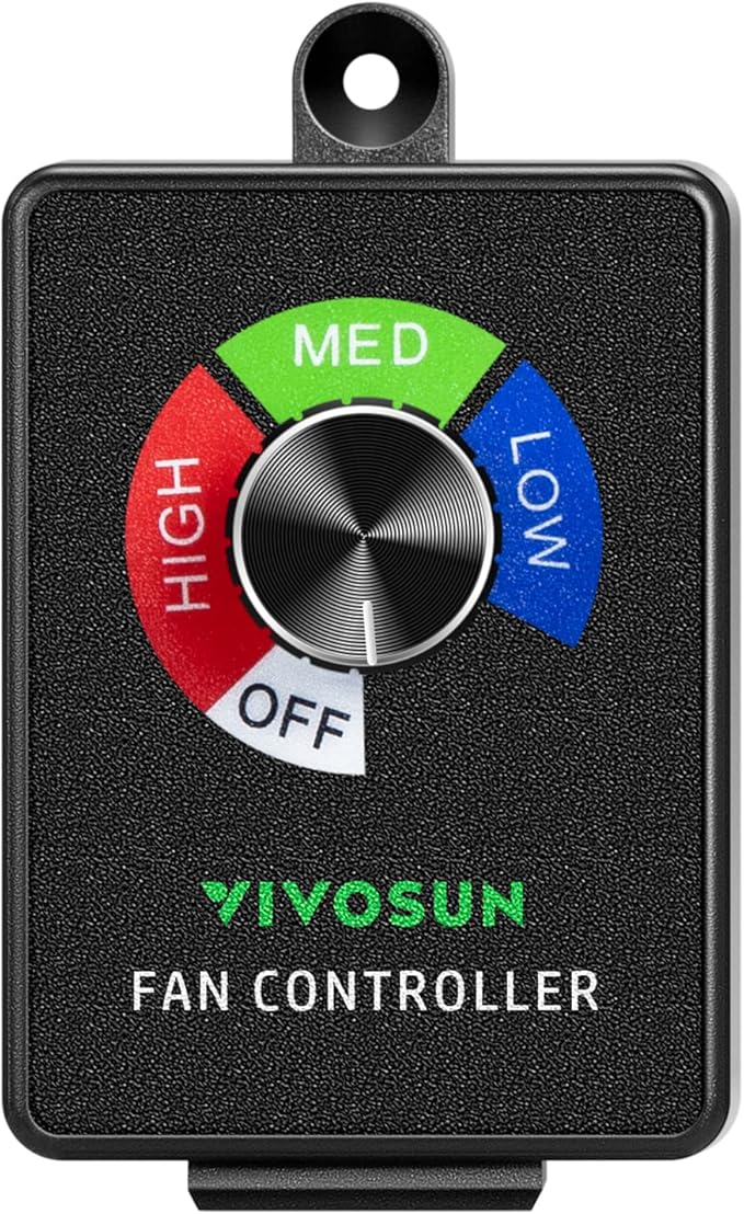 VIVOSUN Variable Speed Controller Cordless Vent Blower Speed Adjuster by VIVOSUN