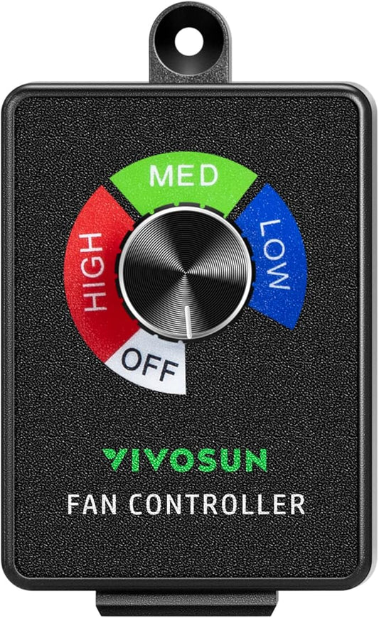 VIVOSUN Variable Speed Controller Cordless Vent Blower Speed Adjuster by VIVOSUN