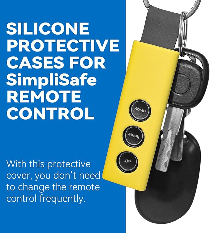 Protective Silicone Cover Case for SimpliSafe KeyFob - Image 3