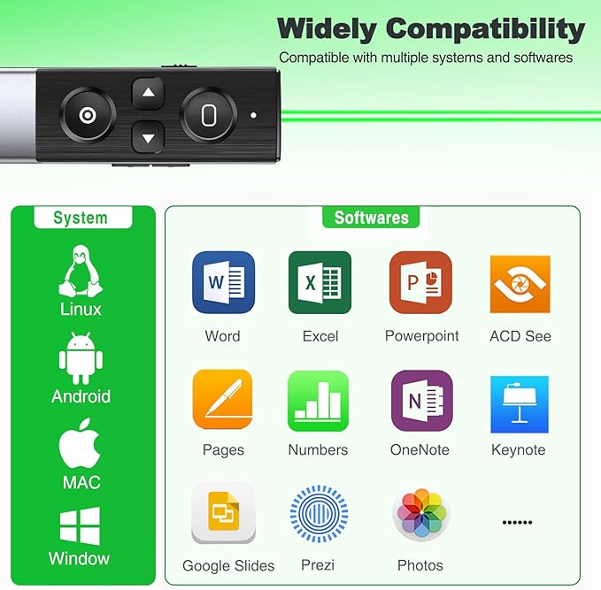 Presentation Clicker Wireless Presenter Remote - Image 4