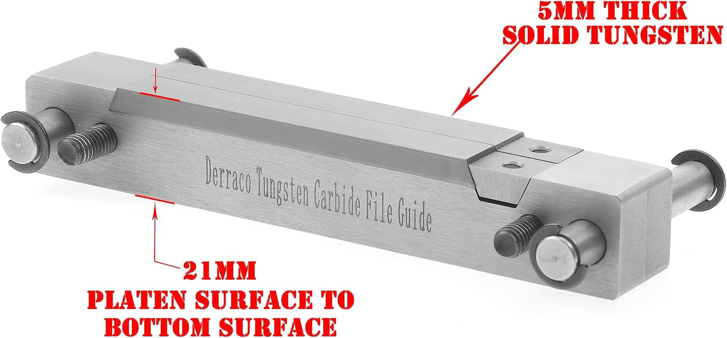 Tungsten Carbide File Guide for knife maker GEN 2 by Derraco Engineering