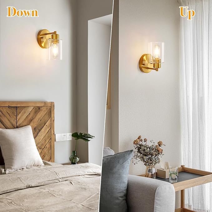 SOPEAS Brushed Gold Wall Sconce - Image 9
