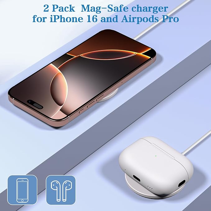 Magnetic Wireless Charger 2Pack Apple 10FT Magsafe Charger, Fast Mag-Safe - Image 3