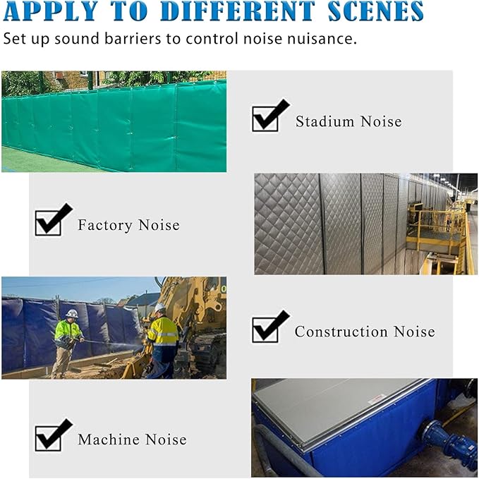 LTCANOPY Temporary Construction Traffic Industrial Sports Pitches Outdoor Noise - Image 5
