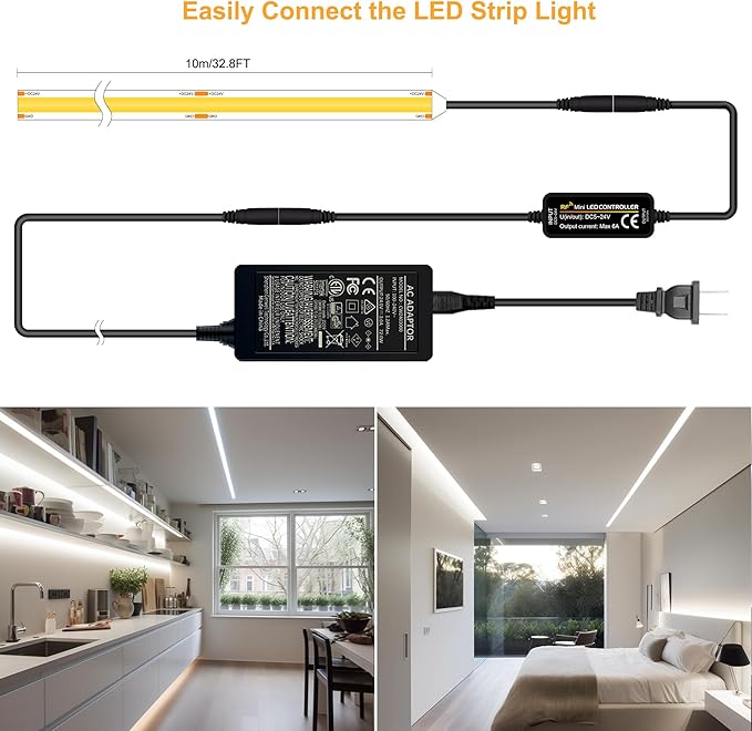 Pandery LED Strip Lights 32.8FT, Dimmable cob led Strip - Image 3