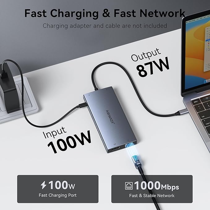 USB C Laptop Docking Station Dual Monitor - Image 6