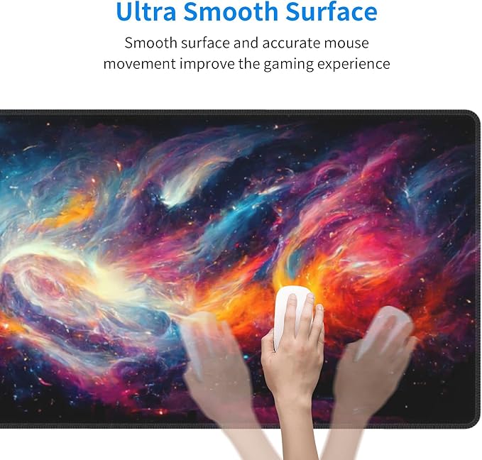 Galaxy Extended Big Mouse Pad Large, XL Gaming Mouse Pad Desk Pad, - Image 5