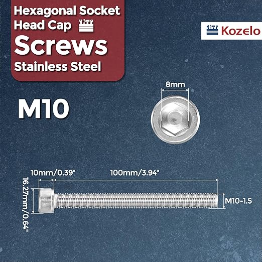 Kozelo 2pcs Socket Head Cap Screws - Image 2