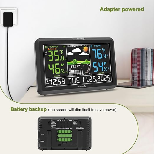 DreamSky Weather Station Indoor Outdoor Thermometer Wireless - Image 4