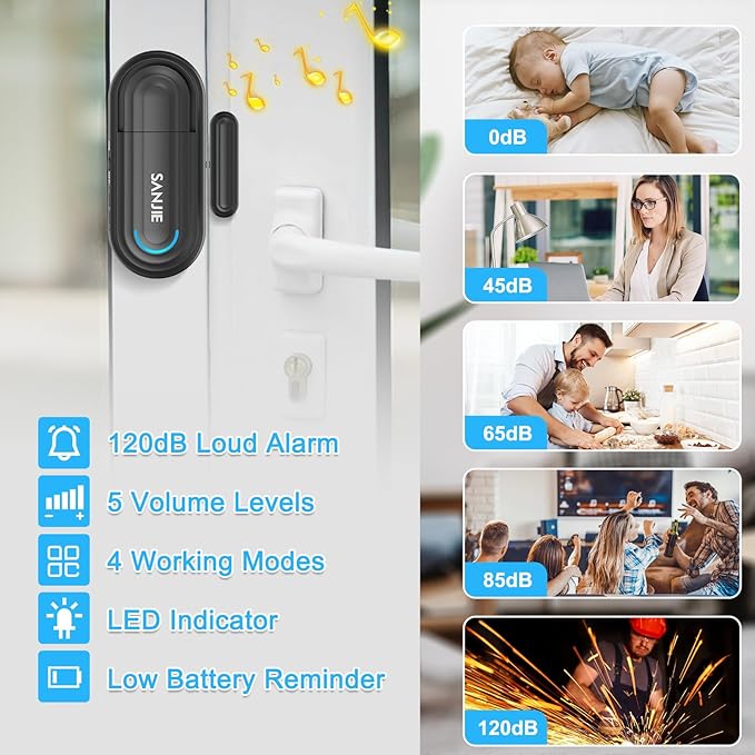 SanJie Door Alarm for Kids Safety - Image 6