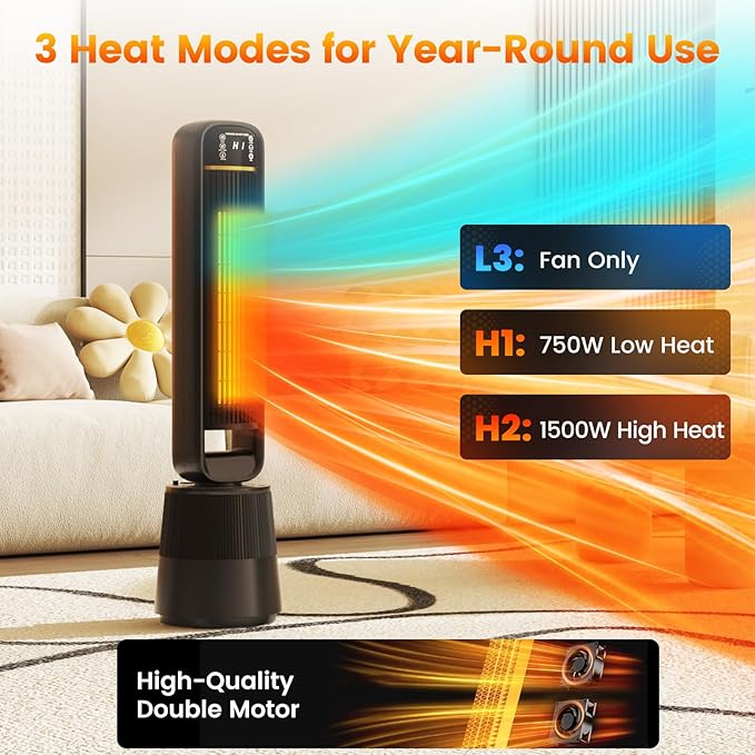 Auertech 35.5" Space Heater - Image 5