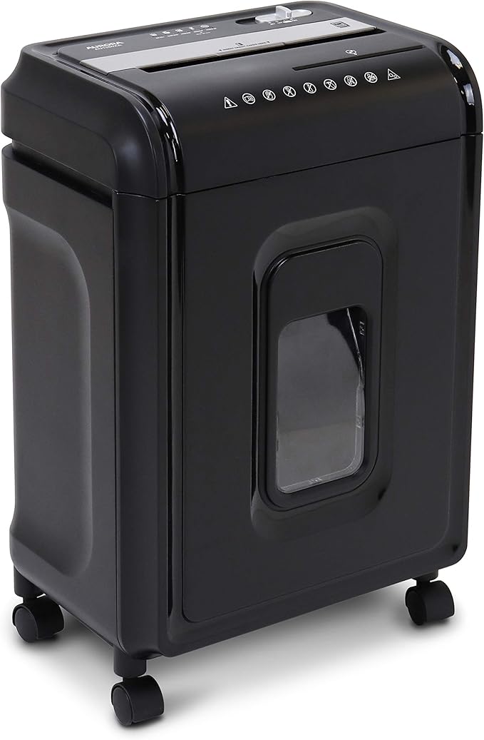 Aurora AU1260XA Anti-Jam 12-Sheet Crosscut Paper and CD/Credit Card Shredder - Image 7