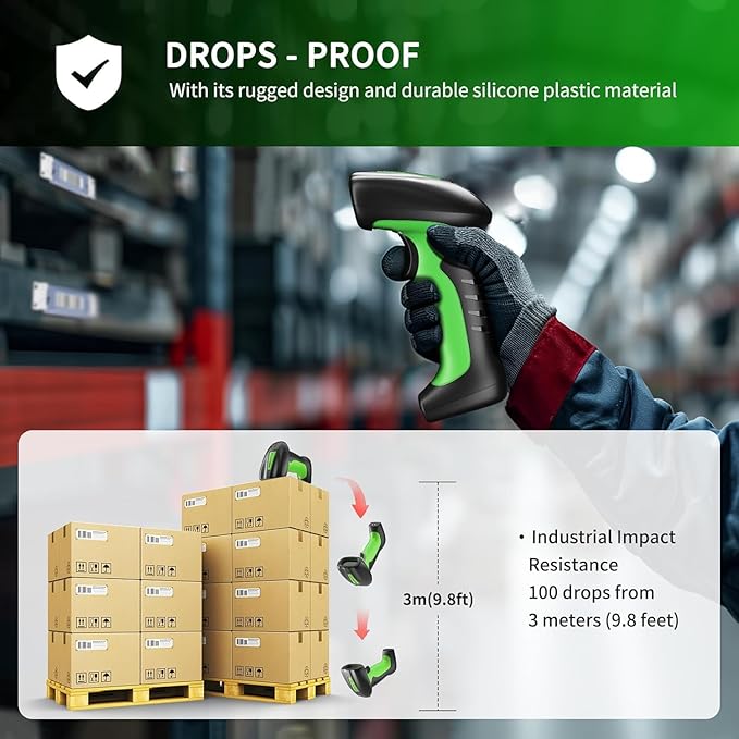 NETUM 2D QR Industrial Bluetooth Barcode Scanner - Image 8