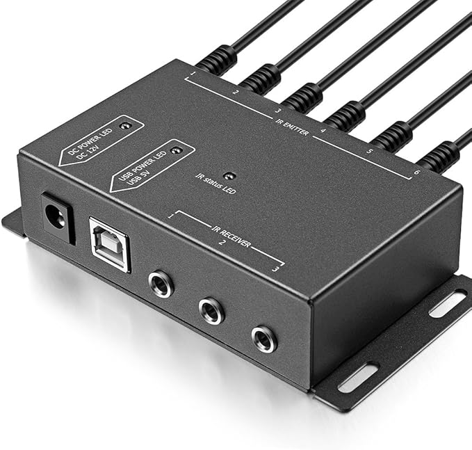 ICESPRING Infrared Repeater System IR Repeater Kit Control Up to 10 Devices - Image 3