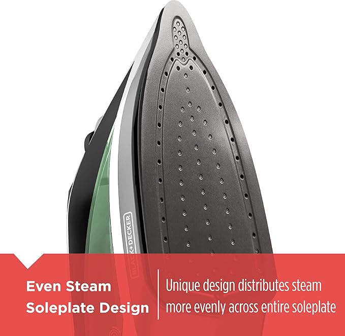 BLACK+DECKER Vitessa Advanced Steam Iron, Even Steam Nonstick Soleplate - Image 4