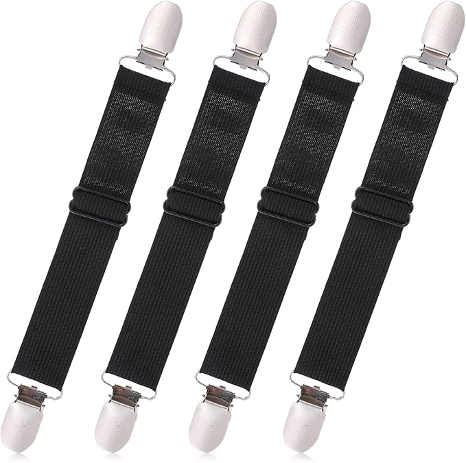 Xyembu 4Pcs Ironing Board Cover Clips Adjustable Ironing Board Pad Braces by Unknown