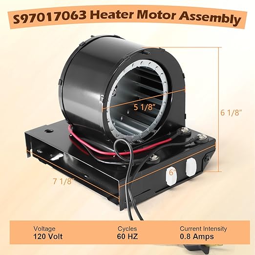 S97017063 Heater Motor Assembly Compatible - Image 2
