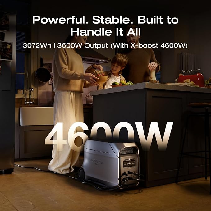 EF ECOFLOW DELTA 3 Ultra Plus Portable Power Station - Image 3