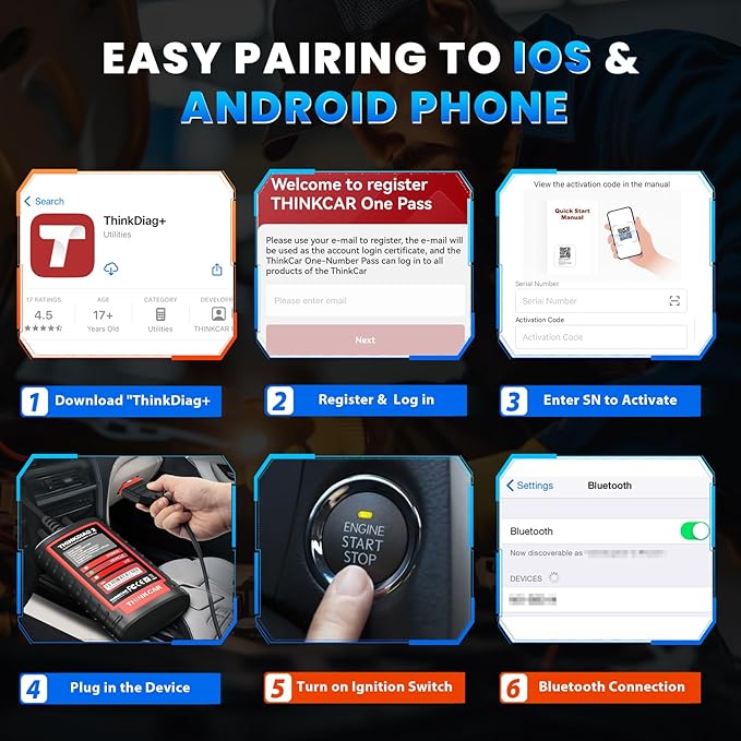 Thinkdiag2 All System Bidirectional OBD2 Diagnostic Scanner - Image 9