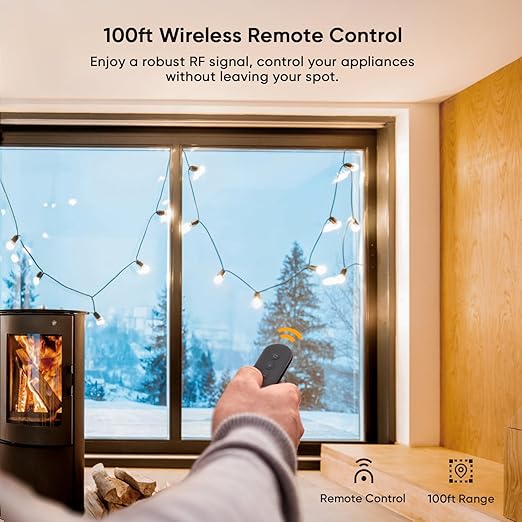 TREATLIFE Dimmer Plug with 100FT Wireless Remote Control, IP44 Weather - Image 4