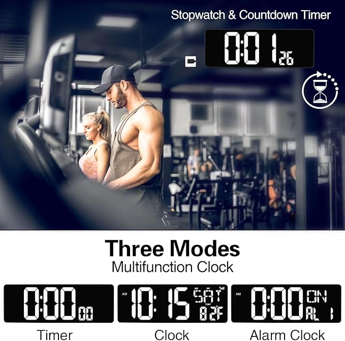 XREXS 16.5 in Large Display Wall Clock - Image 7