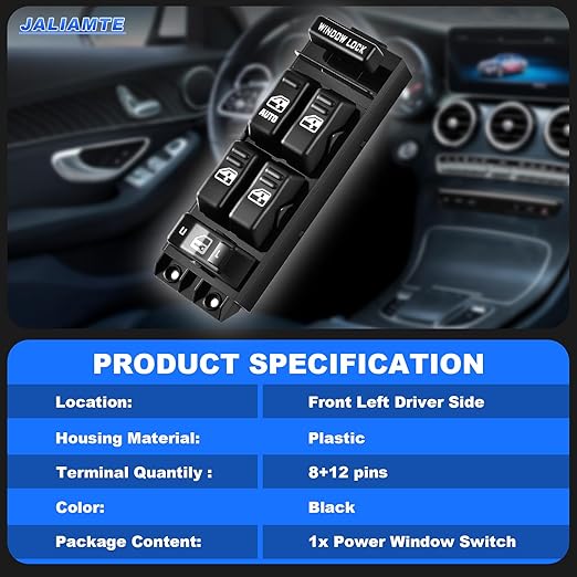 JALIAMTE Driver Side Power Window Switch Master Control Compatiable - Image 6