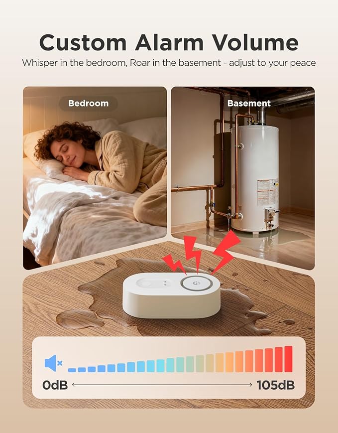 GoveeLife Upgraded Smart Water Leak Detector 1s - Image 4