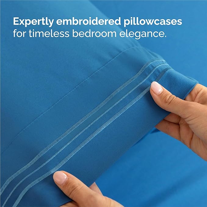 Split King Size 5 Piece Sheet Set - Image 6