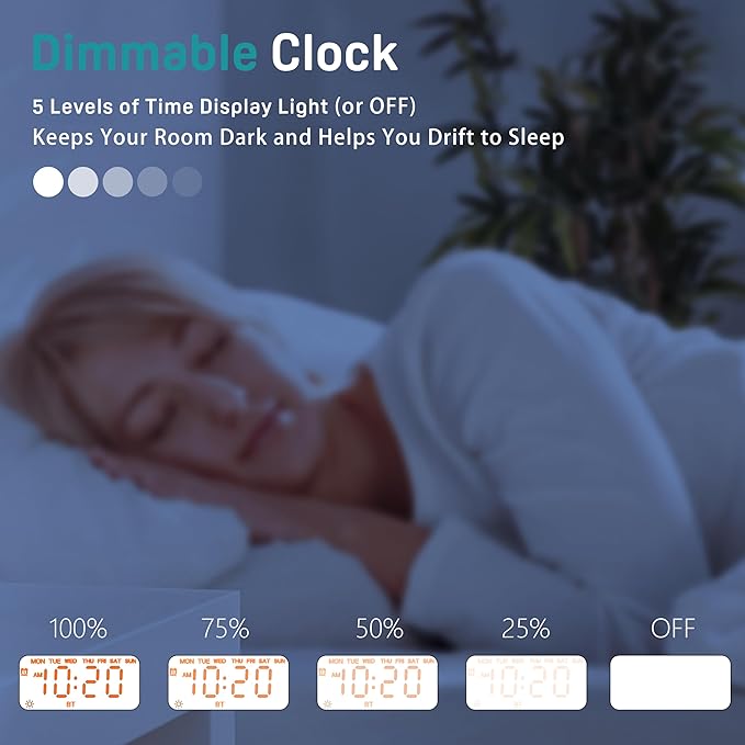 Sunrise Alarm Clock White Noise Sound Machine - Image 8