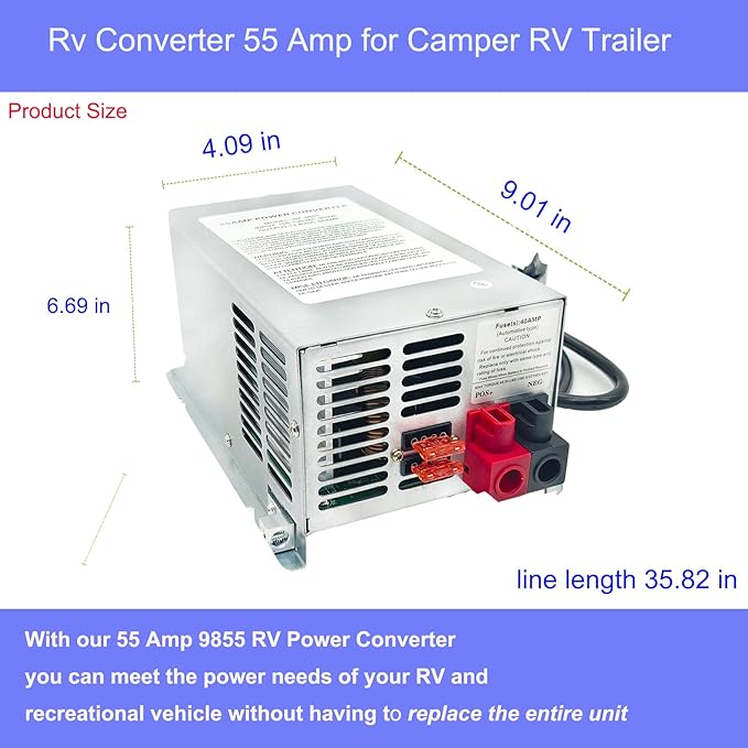   WF-9855 55 Amp Power Converter, Rv Power Converter - Image 4