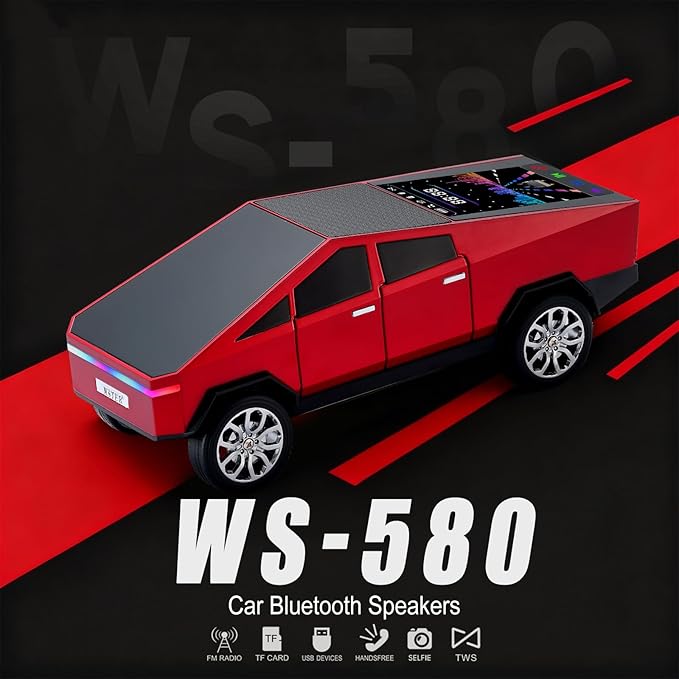 WSTER Portable Car Model Bluetooth Speaker - Image 9