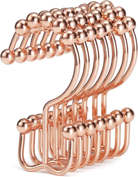 Shower Curtain Hooks, Goowin Shower Curtain Rings, Stainless Steel Shower by Goowin