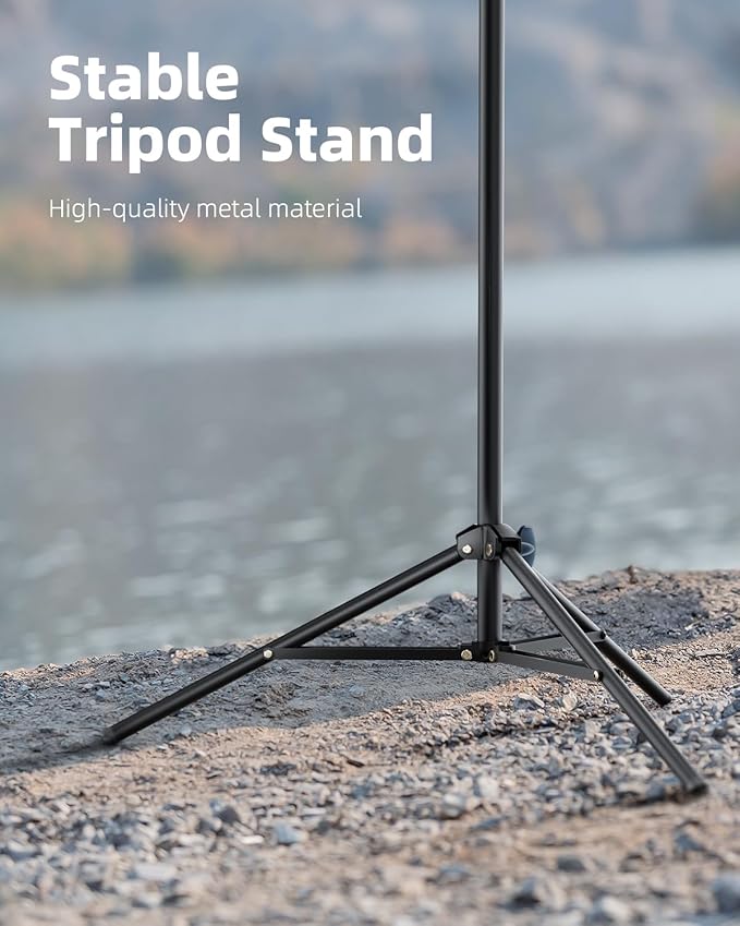 Weilisi 10.5" Ring Light with 69" Tripod Stand and Phone Holder Kit, - Image 3
