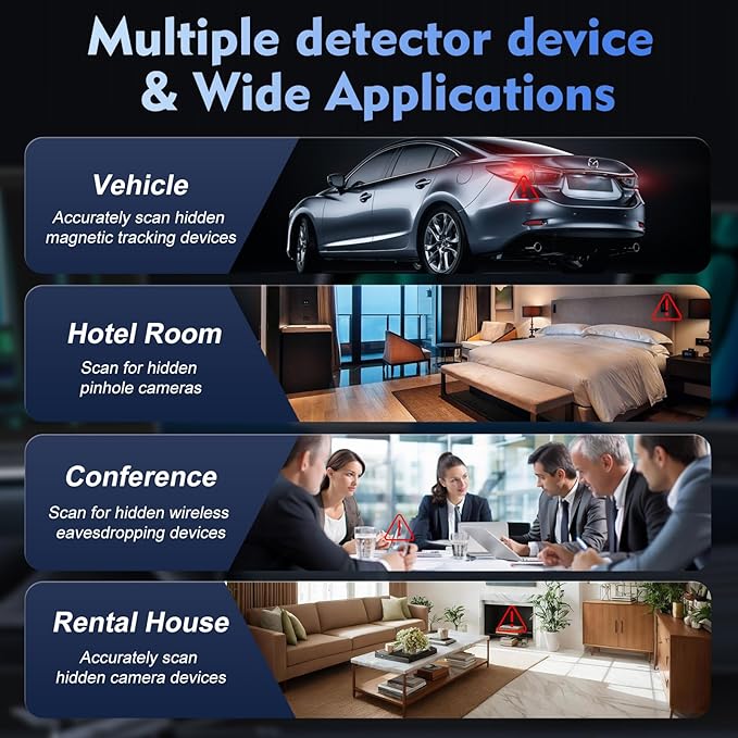 JMDHKK M8000 Hidden Camera Detector, Bug Detector, Camera Finder, Signal - Image 5