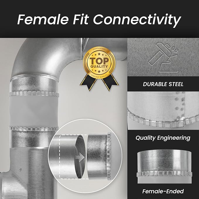 Repa Market 6" Inch Flexible Vibration And Noise Reducing Coupler - Image 4
