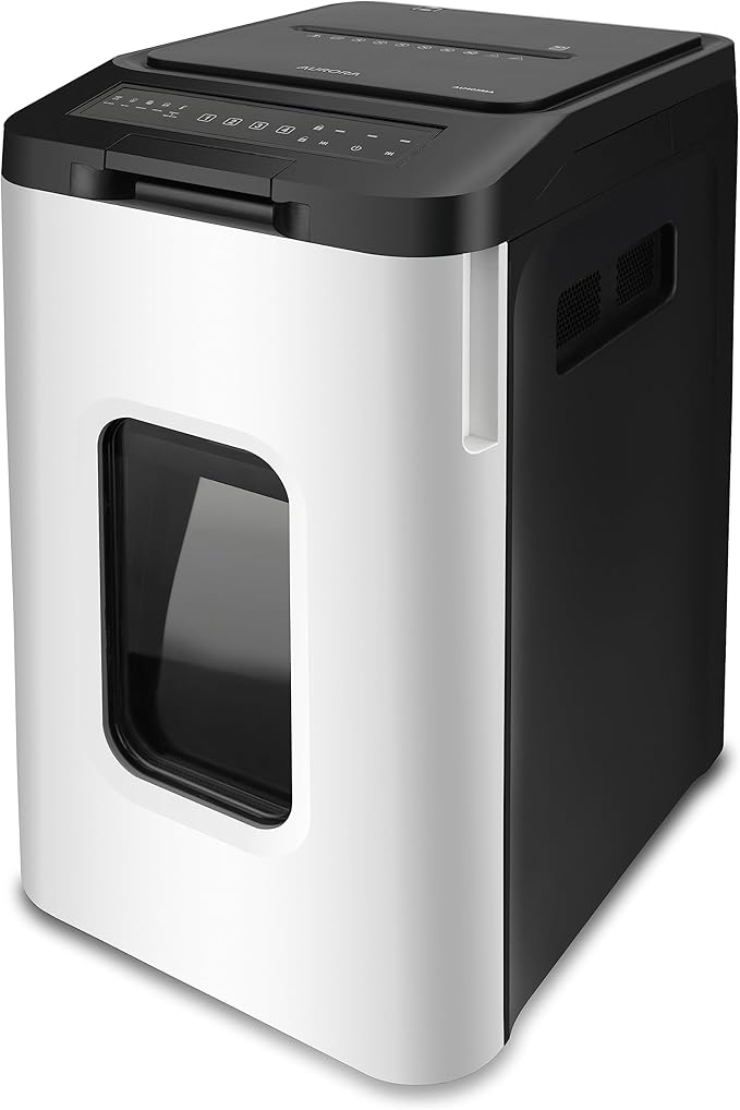 Aurora Commercial Grade 400-Sheet Auto Feed High-Security Micro-Cut Paper by Aurora