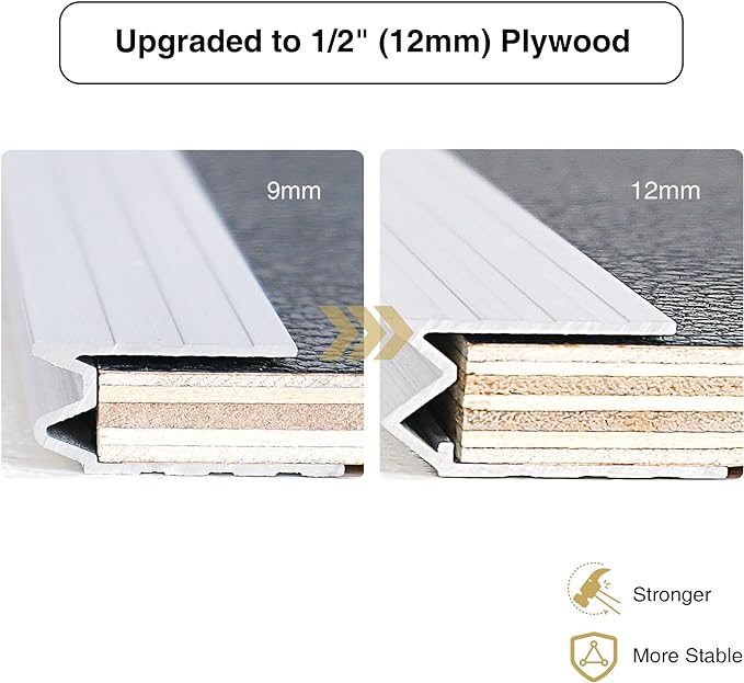 Sound Town Enhanced 1/2" Plywood 12U PA DJ Rack/Road ATA Case - Image 5