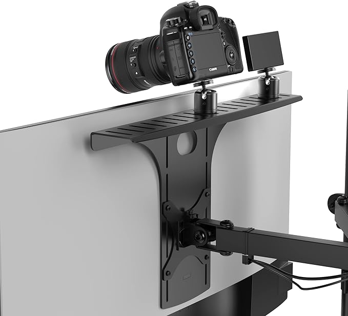 HumanCentric DSLR Monitor Mount Large, Desk Camera Mounting, Light Webcam by HumanCentric