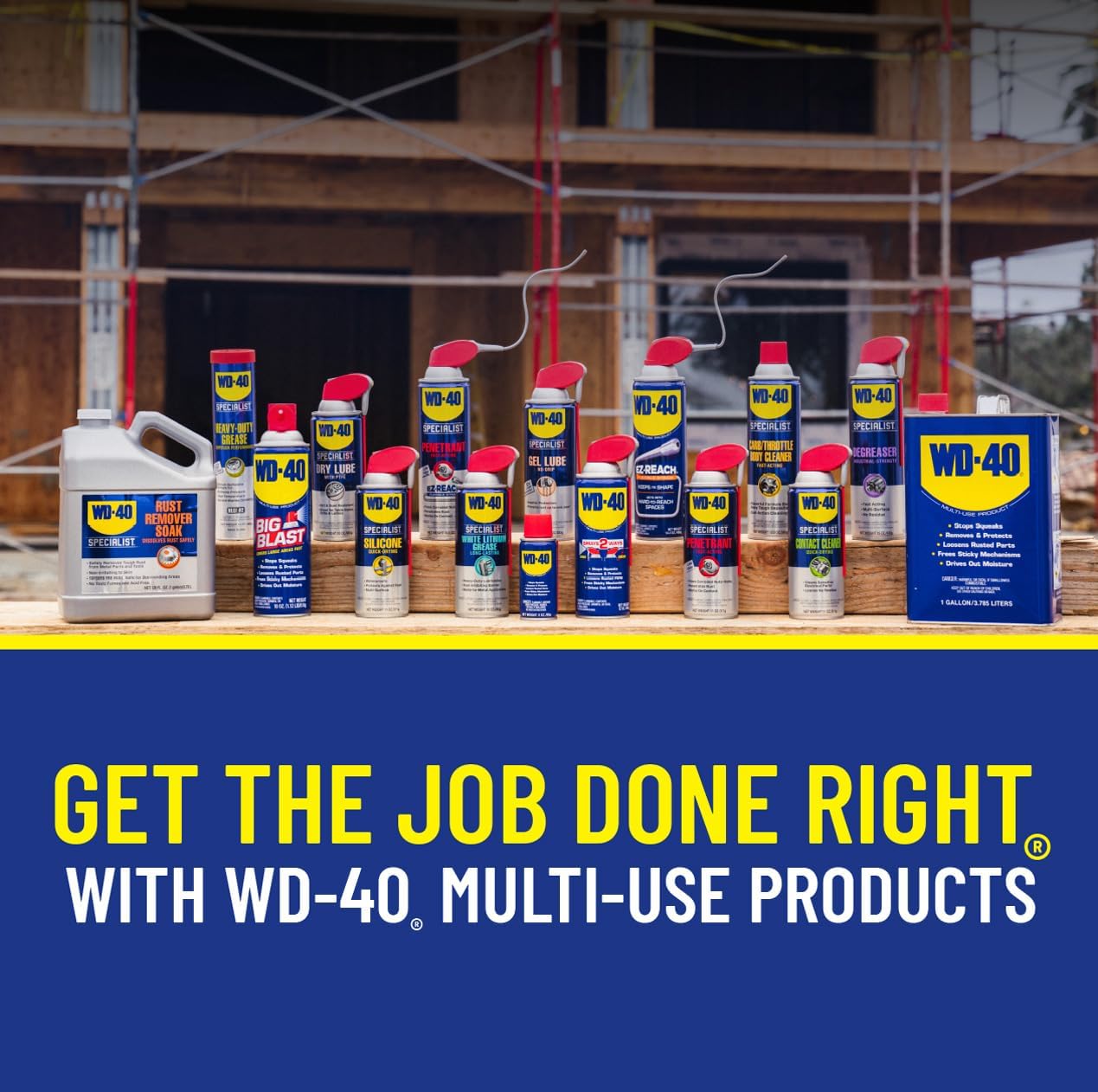 WD-40 Specialist Penetrant with SMART STRAW SPRAYS 2 WAYS, 11 OZ [6-Pack] | Penetrant for Metal, Rubber & Plastic Threads, Locks, Nuts, Industrial Strength for Automotive & Heavy-Duty Construction