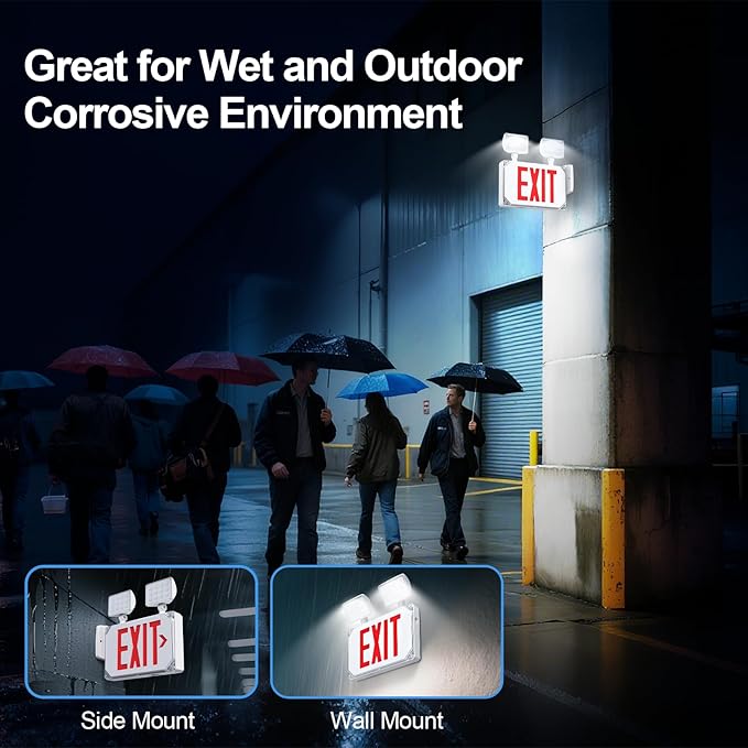 Wet Location Emergency Exit Signs - Image 4