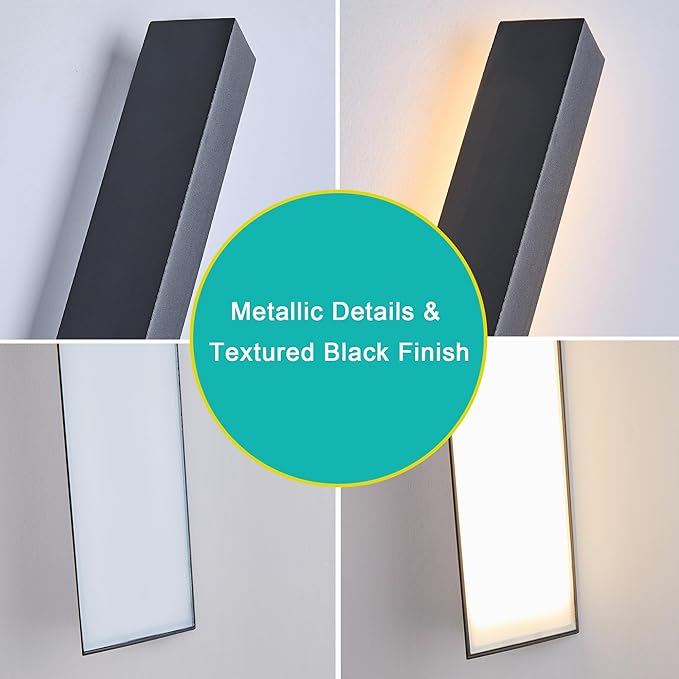 Tarentlight Modern Outdoor Porch Light Patio Lamp in 20W 3000K Integrated LED - Image 8