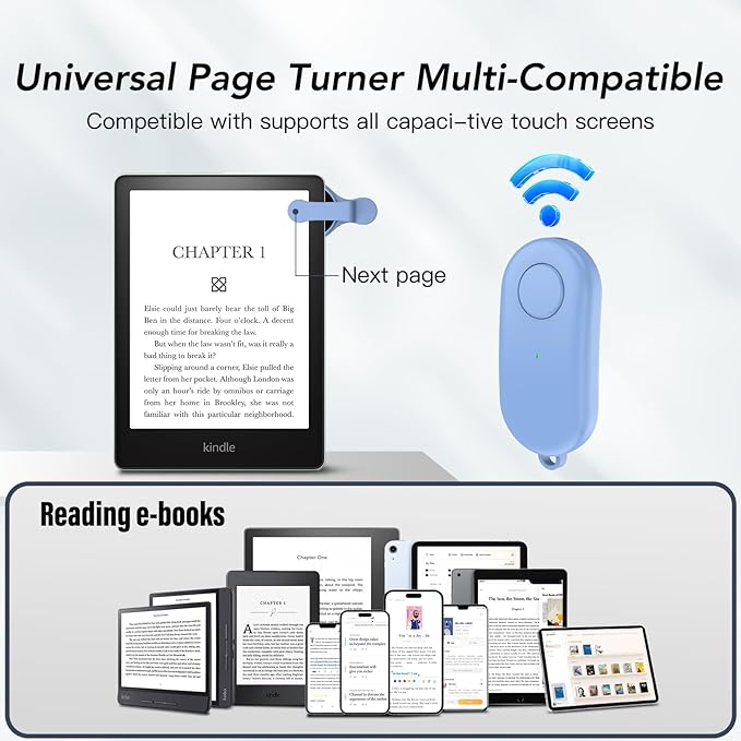 Remote Control Page Turner for Kindle Paperwhite Oasis Kobo eReaders, Kindle - Image 6