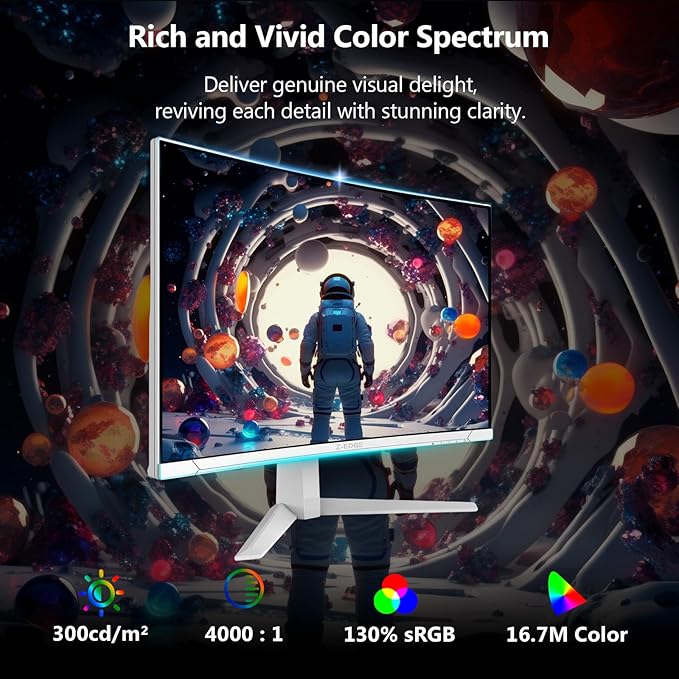 Z-Edge 27 inch Curved Gaming Monitor, FHD 1080P 300Hz Curved Monitor 1500R - Image 3