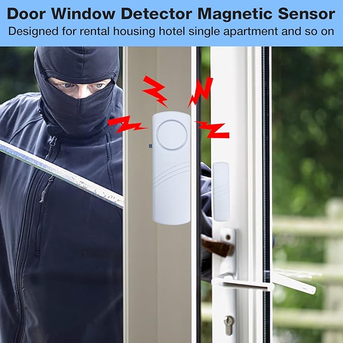 Door Window Alarm, 90DB Door Alarms - Image 4
