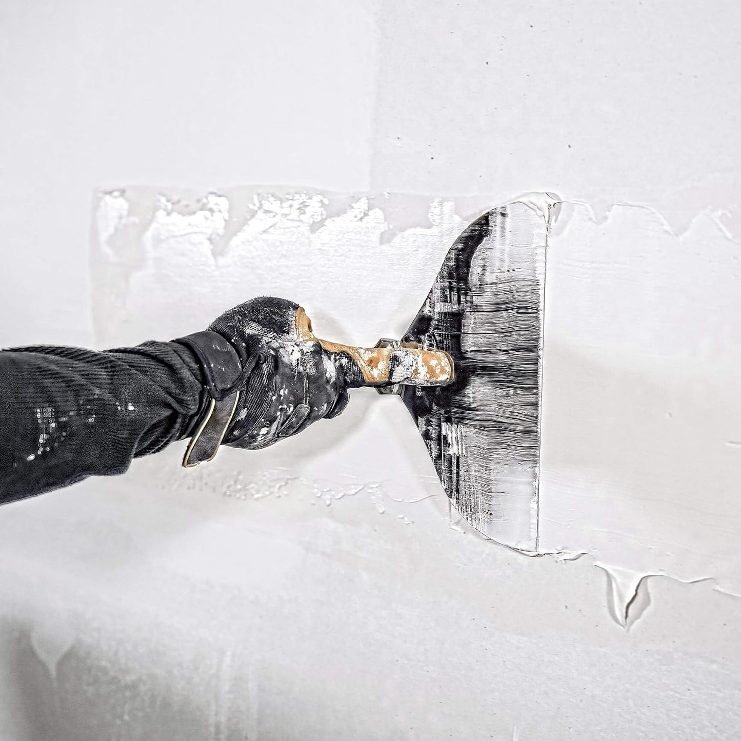 DEWALT 6" All Stainless Steel Joint Knife | One-Piece Premium Polished Metal Putty Blade | 2-406