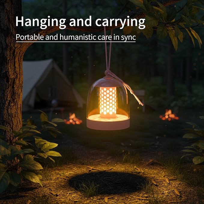 MKLK Camping Lantern, IPX4 Waterproof Touch Control LED Night Light, USB - Image 5
